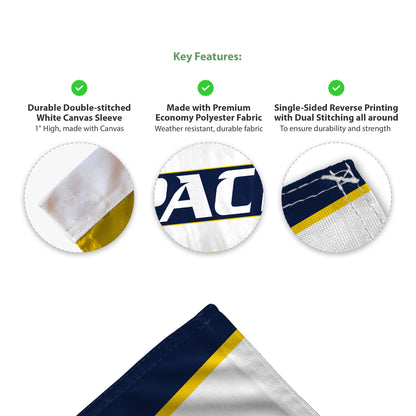 Pace University Premium Car Flag 10.5 x 15 inch