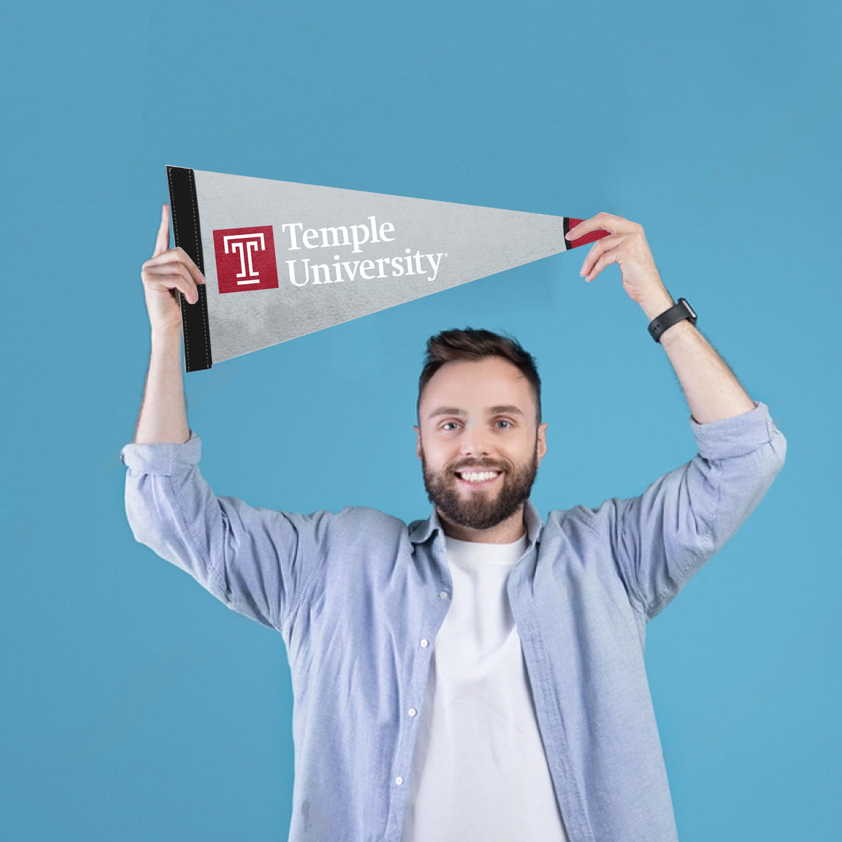 AGAS Temple University - Felt Pennants 9 x 24 inches