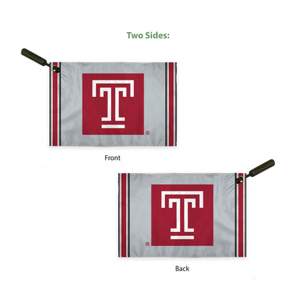 AGAS Temple University - Swirler Flag - 12" x 18"