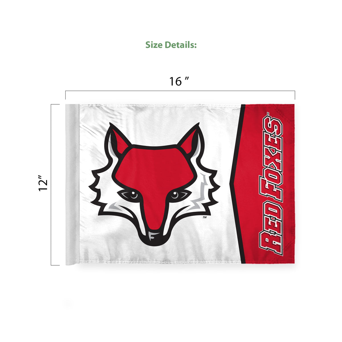 Marist University Economy Car Flag 12 x 16 inch
