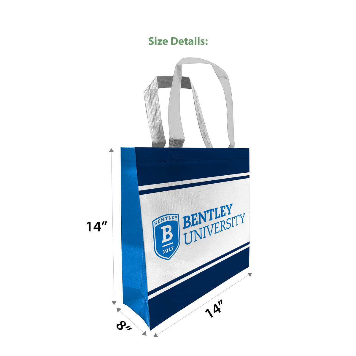 Bentley University Tote Bag 14 x 14 x 8 inch