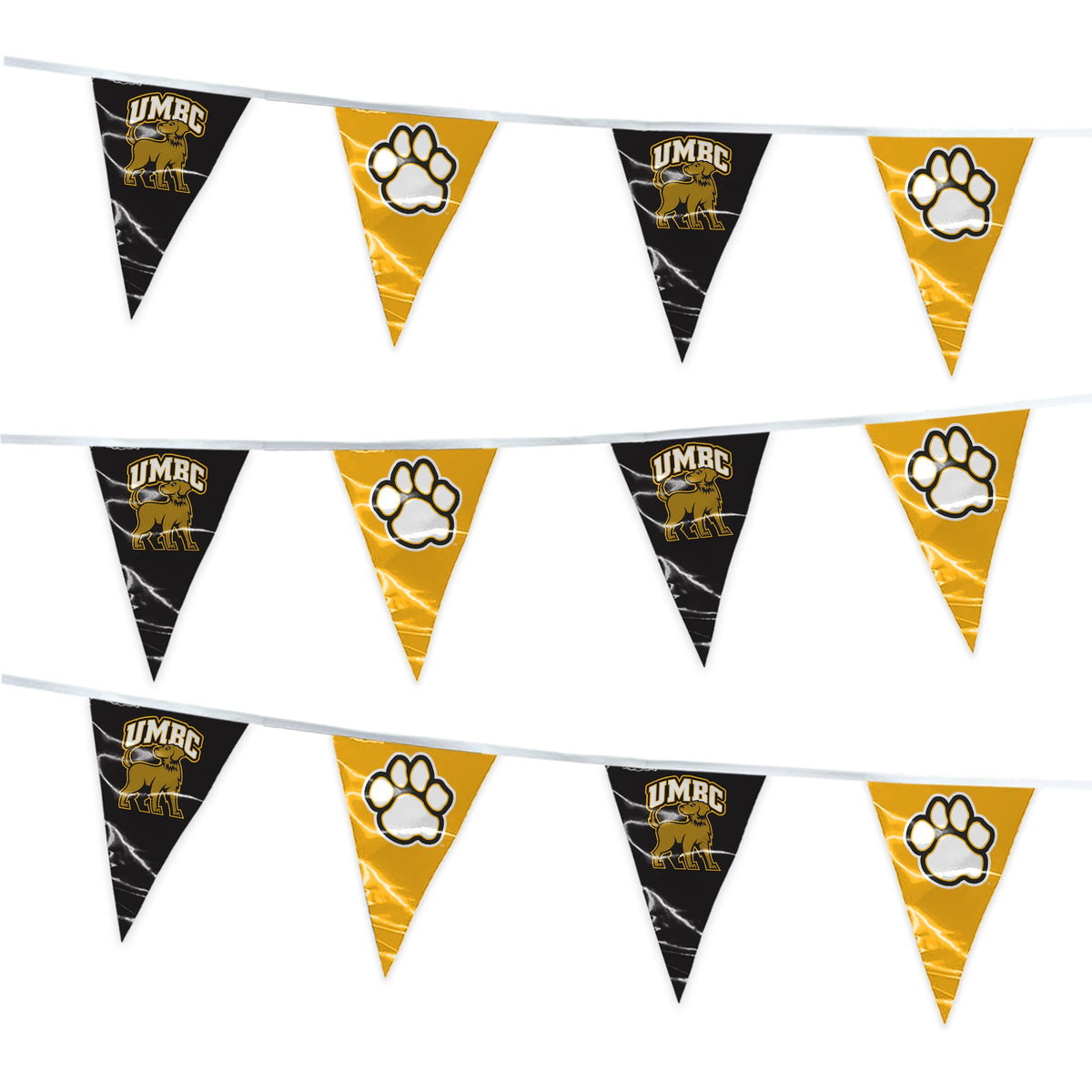 University of Maryland Baltimore County Pennant Banner String 4 x 6 inch