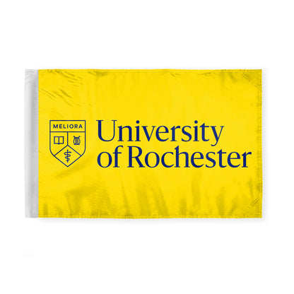 University of Rochester Motorcycle Flag 6 x 9 inch