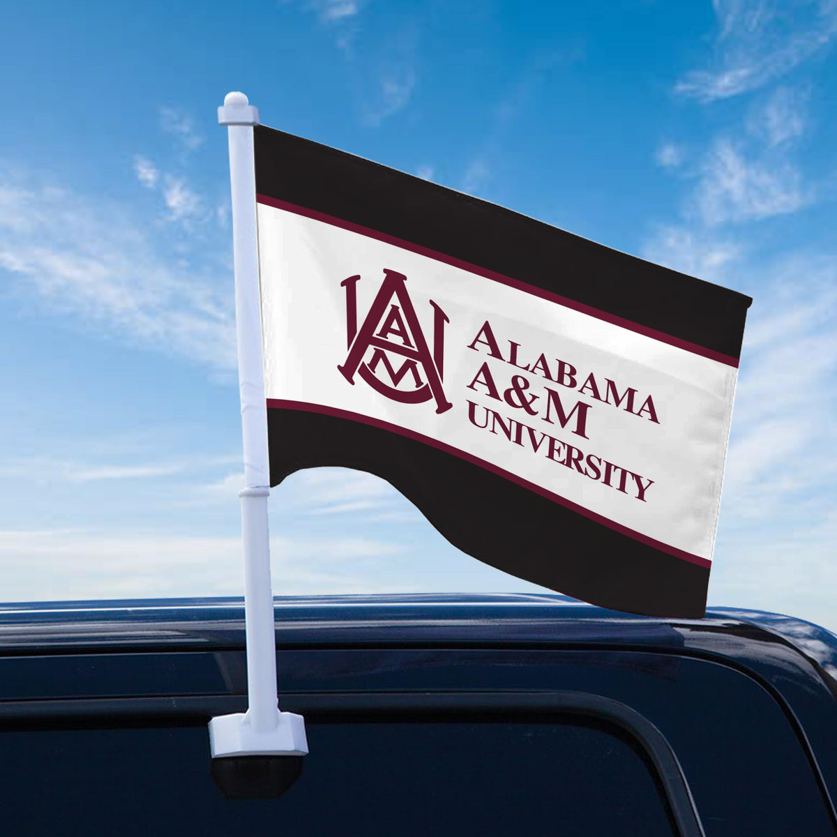 Alabama A&M University Premium Car Flag 10.5 x 15 inch