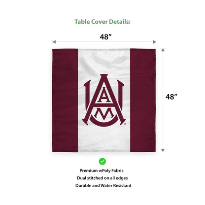 Alabama A&M University Table Cover 48 x 48 inch