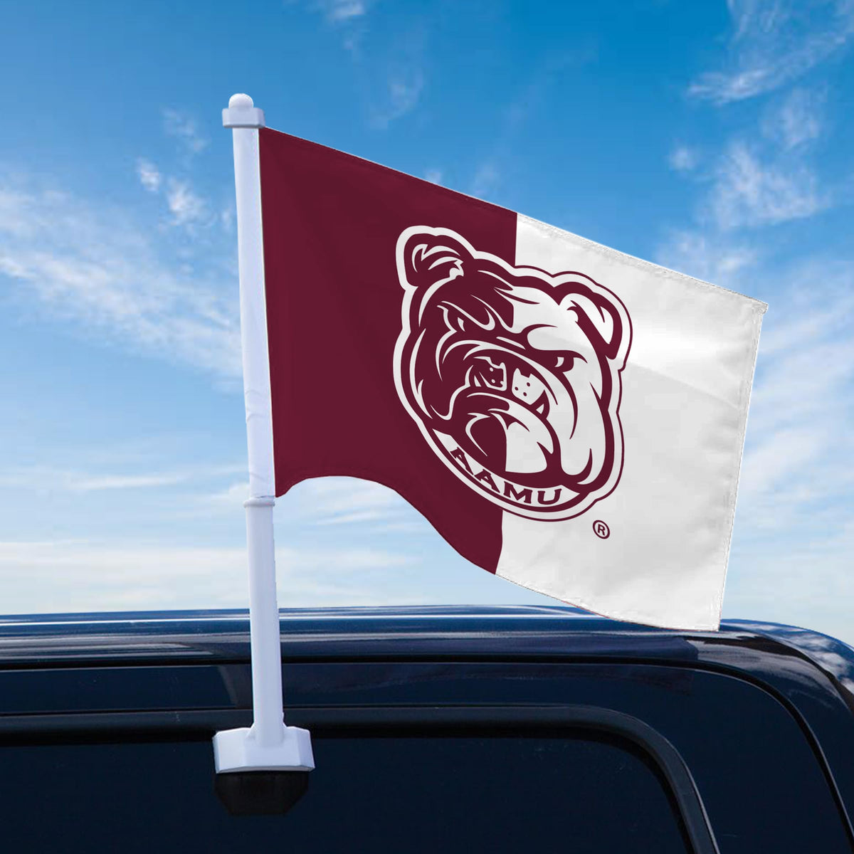 Alabama A&M University Car Flag 10.5 x 15 inch