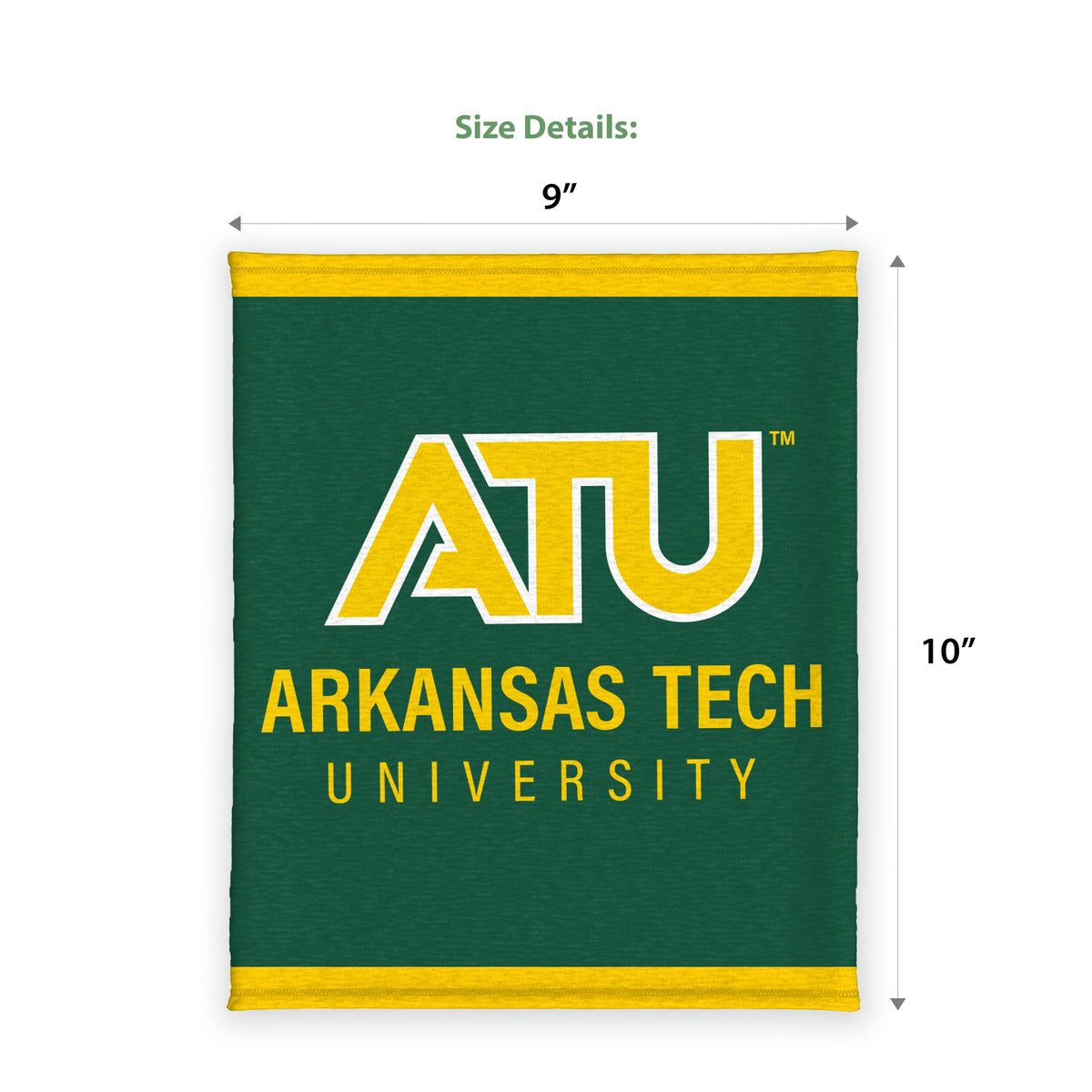 Arkansas Tech University Neck Gaiter 9 x 10 inch