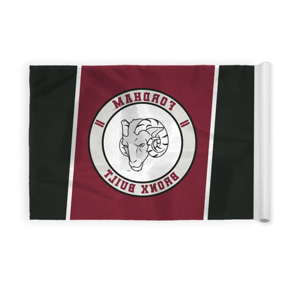 AGAS Fordham University Golf Flag 6 x 8 inch – Single Sided Printed Nylon Fordham Rams Flag Bronx Built Design – Official NCAA Product – Fordham University Golf Flag with Plastic Tube Insert and Reinforced Stitched Edges for Outdoor Display