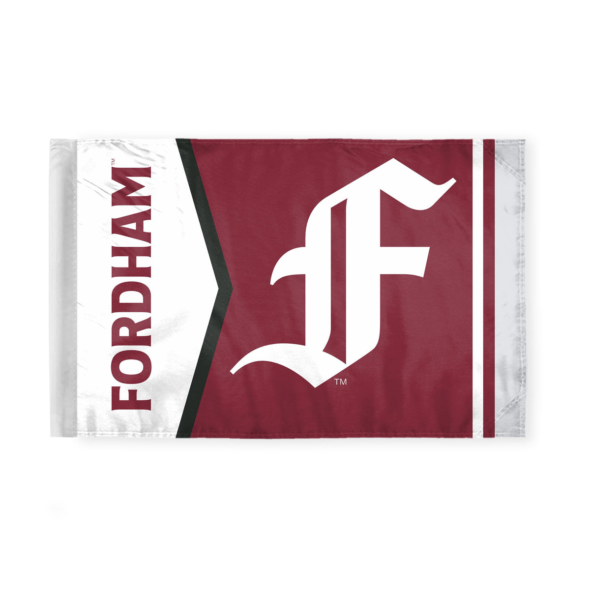 AGAS Fordham University Motorcycle Flag 6 x 9 inch – Single Sided Printed Polyester Fordham Rams Flag with F Logo – Official NCAA Product – Fordham University Bike Flag with 0.75 inch Canvas Sleeve and Reinforced Stitching No Pole Included
