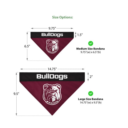 Alabama A&M University Pet Bandana 14.75 x 9.5 inch