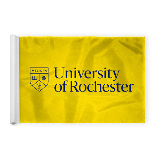 University of Rochester Golf Flag 6 x 8 inch