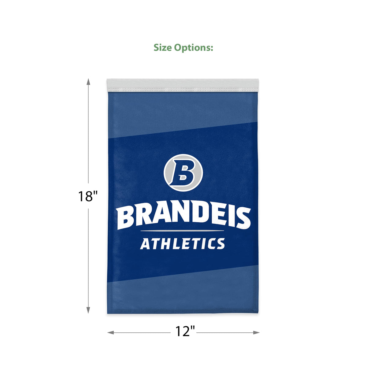 Brandeis University Garden Flag 12 x 18 inch