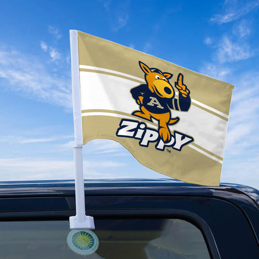 University of Akron Economy Car Flag 12 x 16 inch