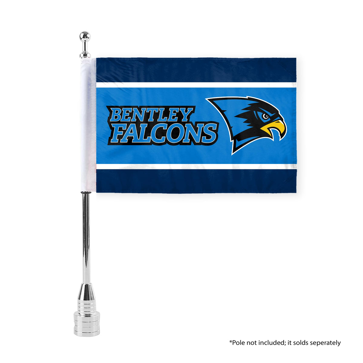 Bentley University Motorcycle Flag 6 x 9 inch