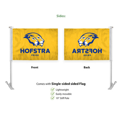 Hofstra University Premium Car Flag 10.5 x 15 inch