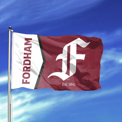 AGAS Fordham University Flag 4 x 6 ft – Single Sided Printed Nylon Fordham Rams Flag – Official NCAA Product – Fordham University Outdoor Flag with Brass Grommets, Canvas Header and Reinforced Stitched Edges for Indoor Outdoor Display