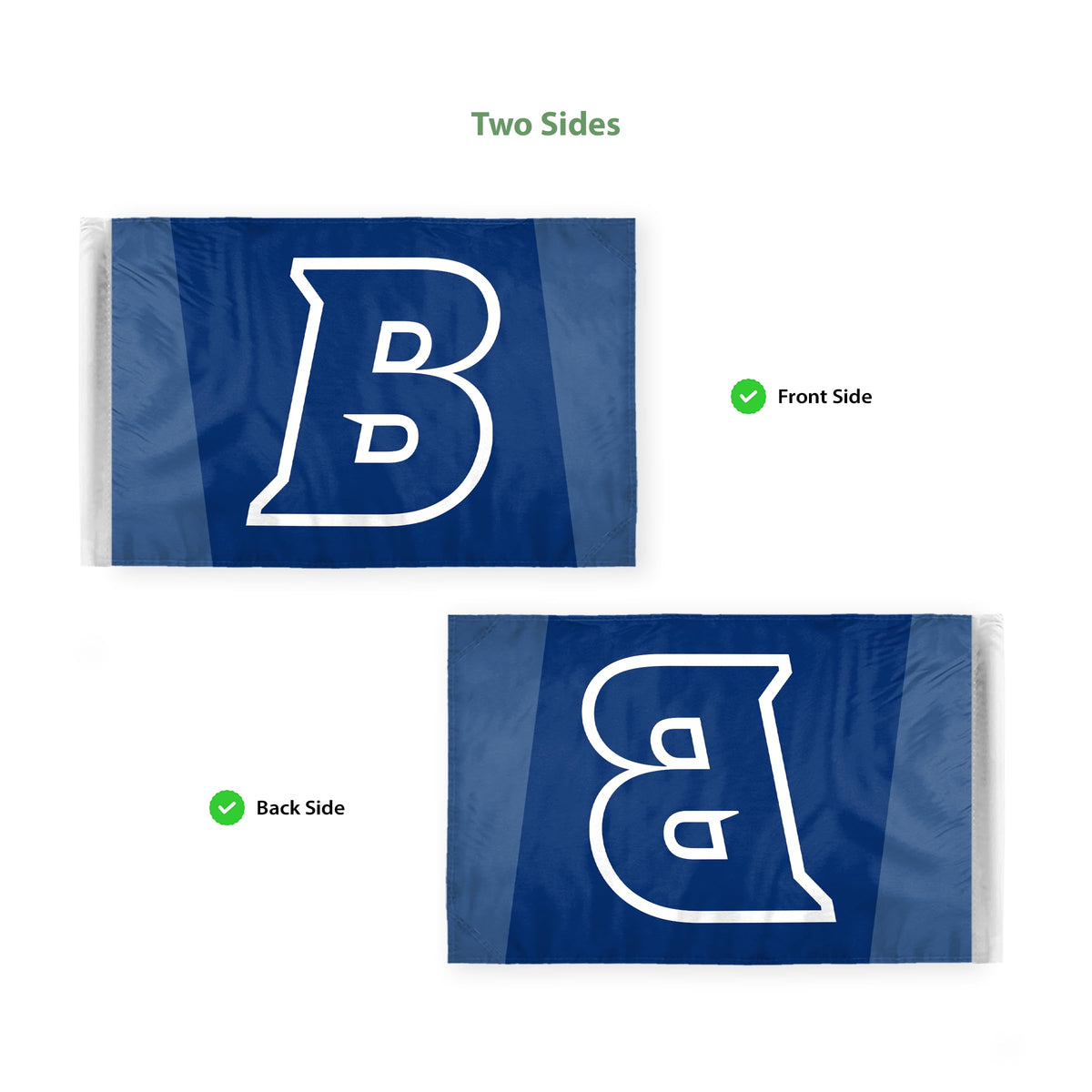 Brandeis University Motorcycle Flag 6 x 9 inch