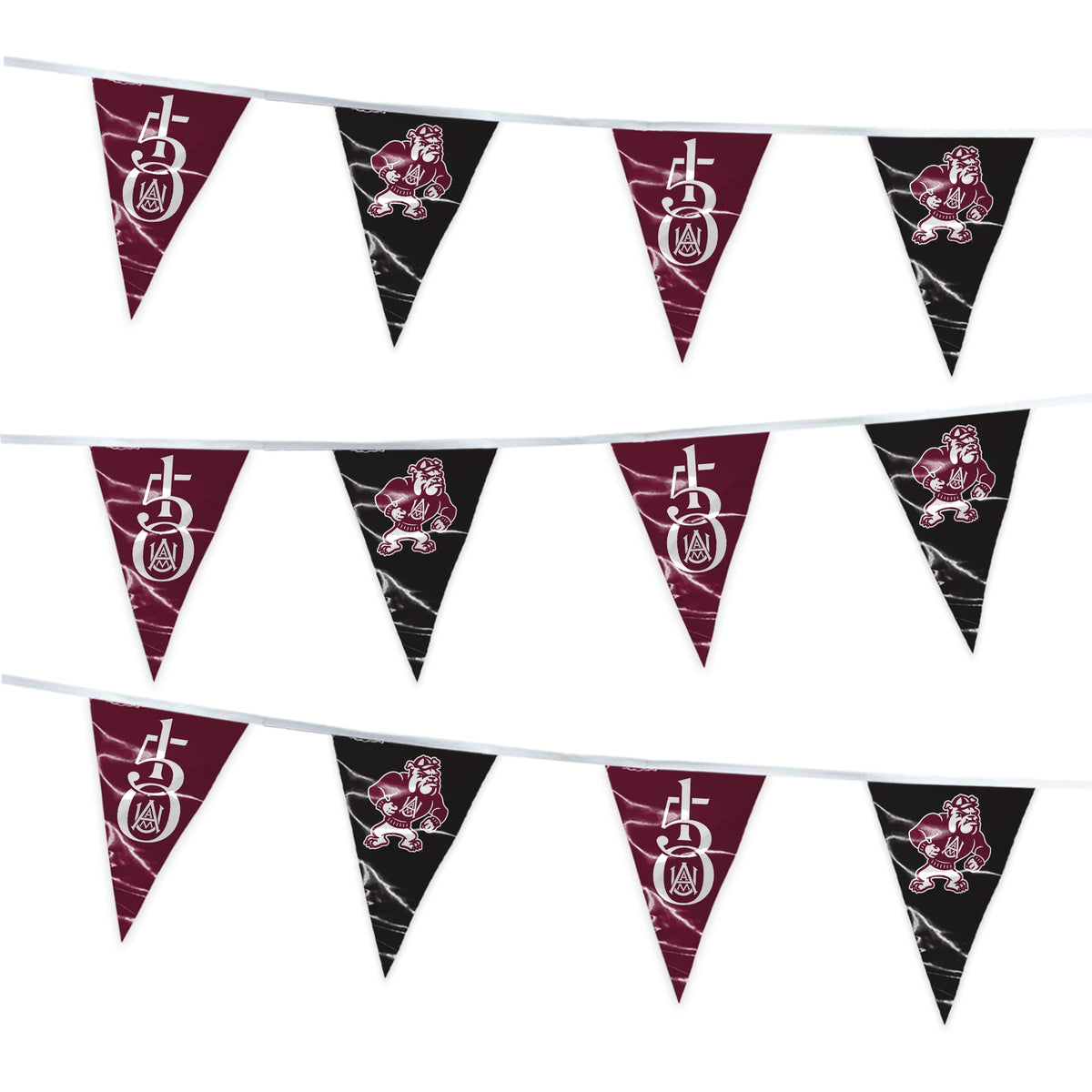 Alabama A&M University Pennant string 4 x 6 inch