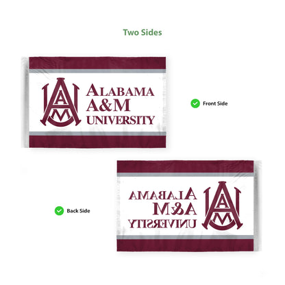 Alabama A&M University Motorcycle Flag 6 x 9 inch