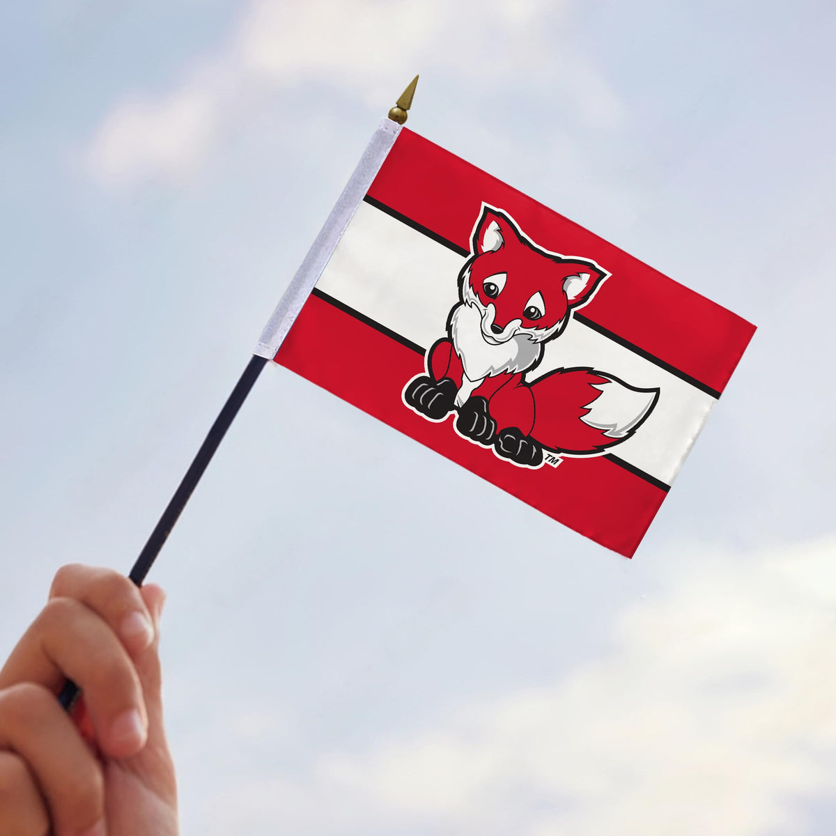 Marist University Stick Flag 4 x 6 inch