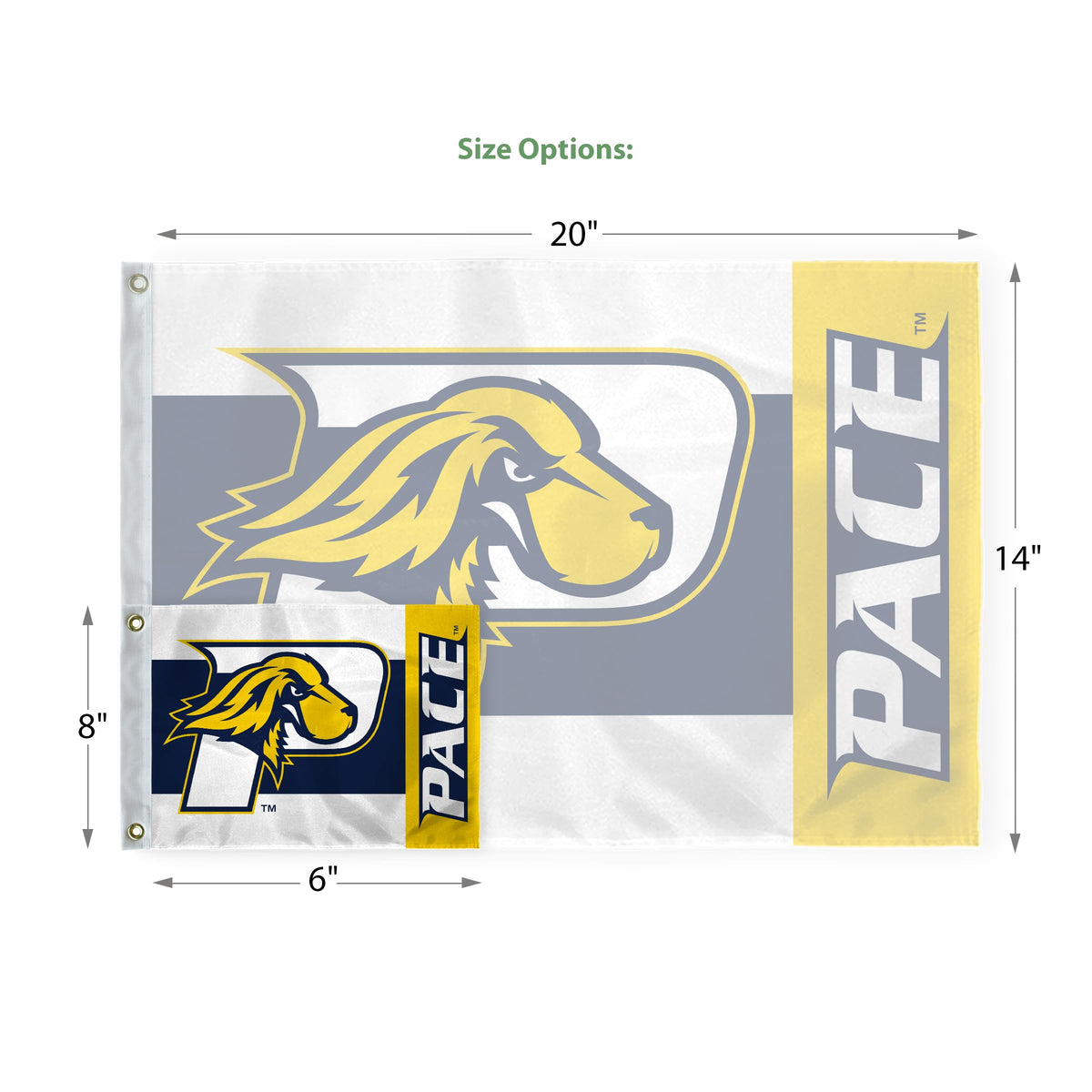 Pace University Golf Flag 14 x 20 inch