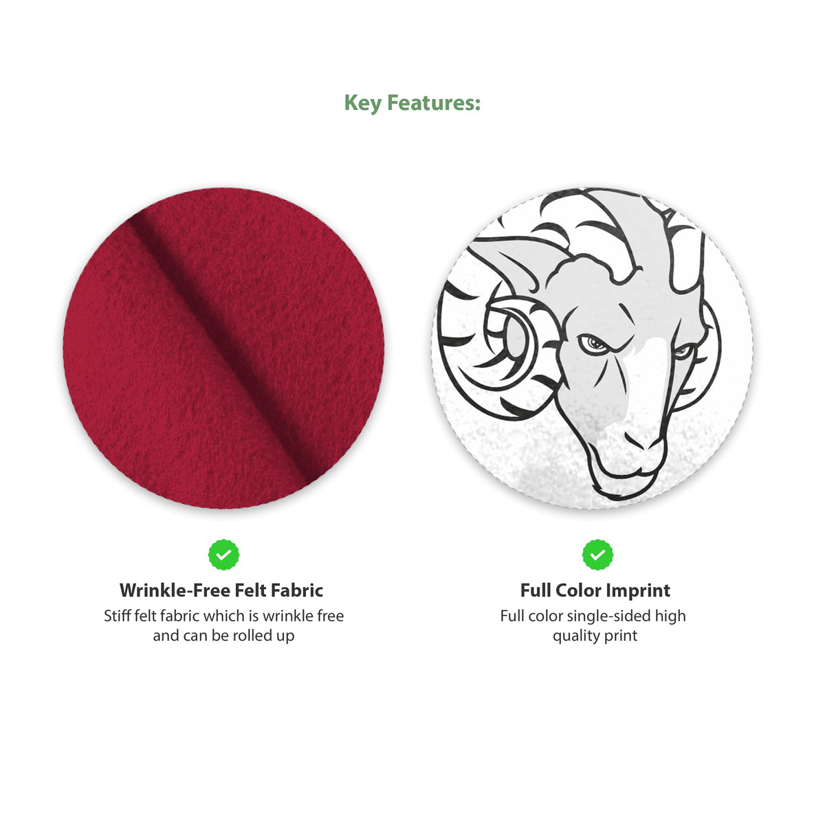 AGAS Fordham University Felt Pennant 12 x 30 inch – Single Sided Printed Acrylic Stiff Felt Fordham Rams Pennant Ram Head and Fordham Text Design – Official NCAA Product – Fordham University Wall Pennant with 1 inch Red Header and Heat Cut Edges