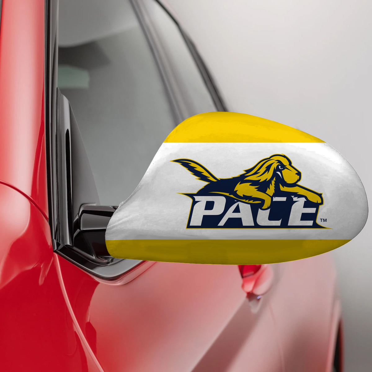 Pace University Car Mirror Cover 10.6 x 9.5 inch