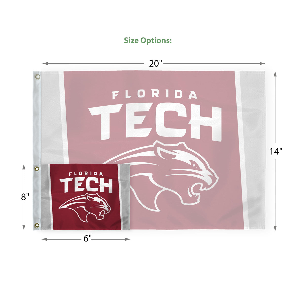 Florida Institute of Technology Golf Flag 14 x 20 inch