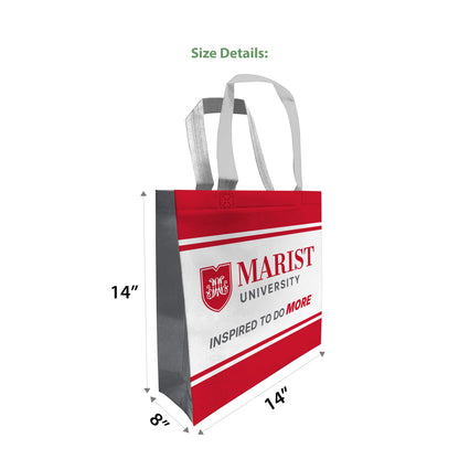Marist University Tote Bag 14 x 14 x 8 inch