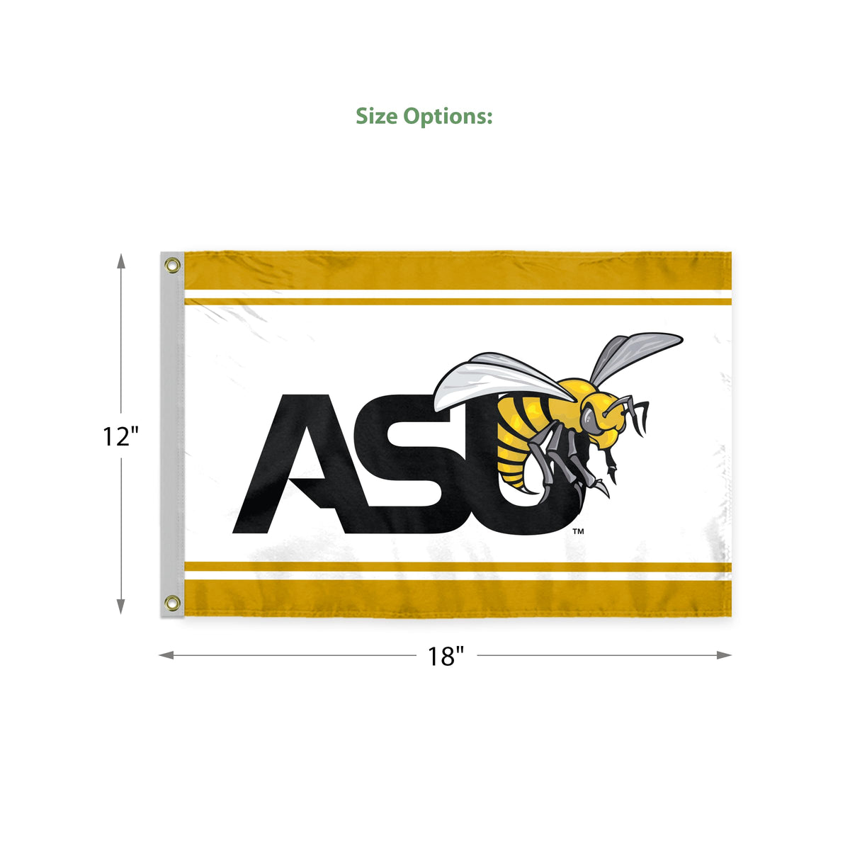 Alabama State University Flag 12 x 18 inch