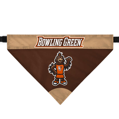 Bowling Green State University Pet Bandana 9.75 x 6.5 inch