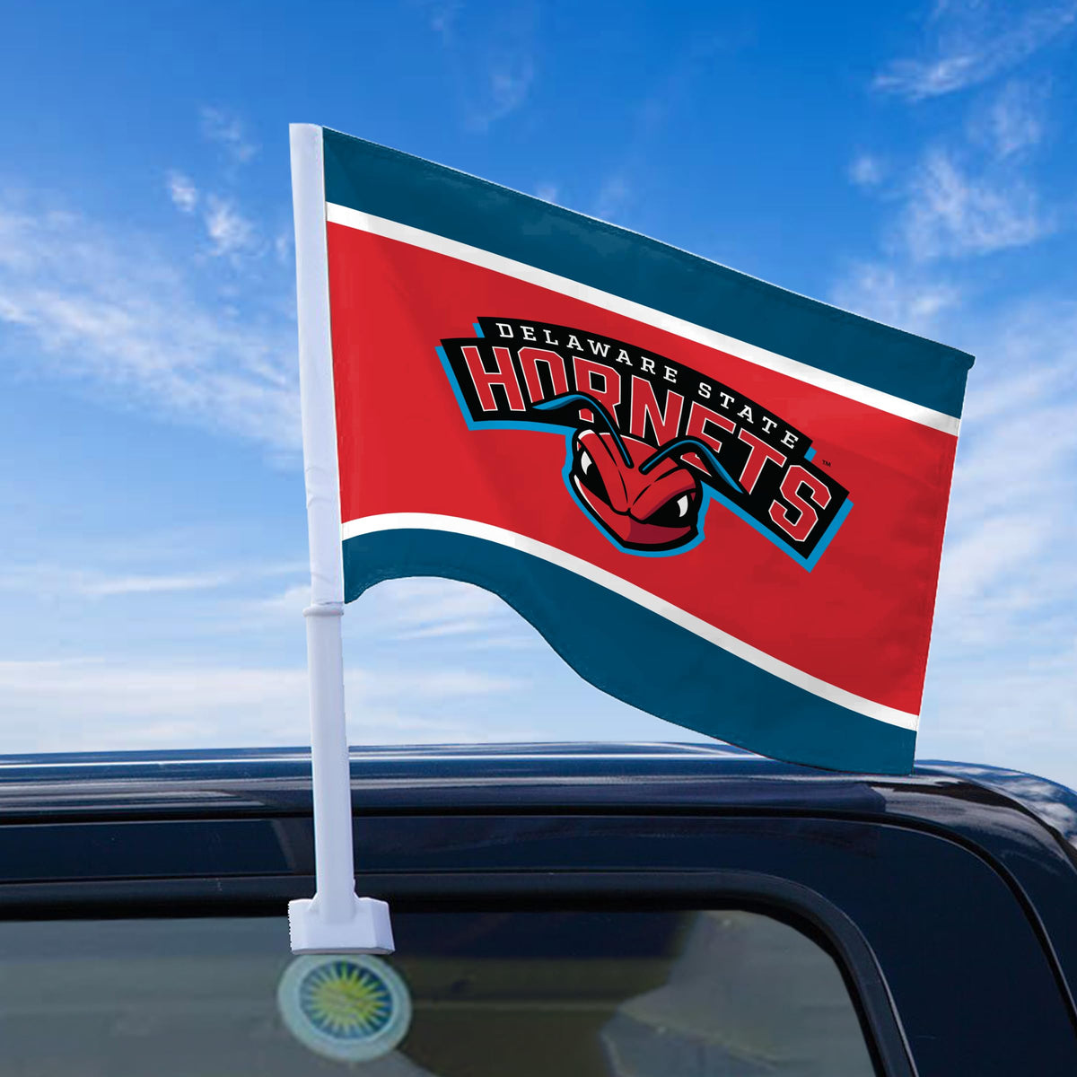 Delaware State University Economy Car Flag 12 x 16 inch