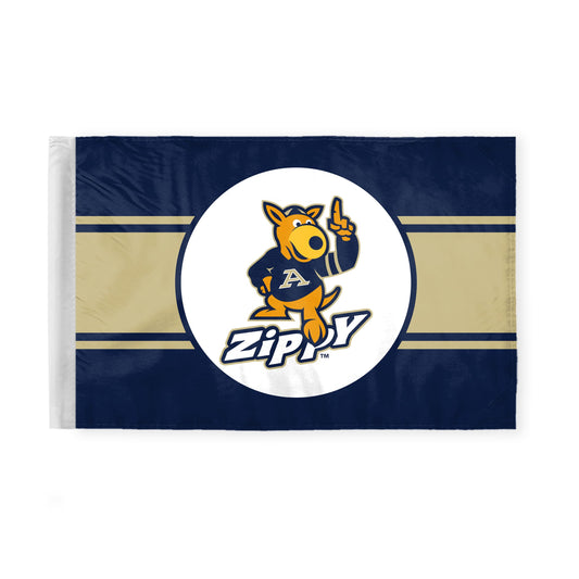 University of Akron Motorcycle Flag 6 x 9 inch