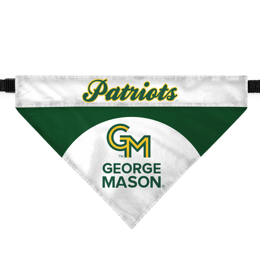 AGAS George Mason GMU University Patriots Bandana for Small/Medium Pets