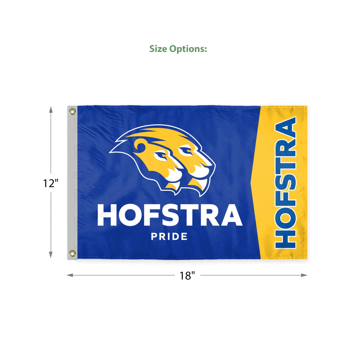Hofstra University Flag 12 x 18 inch