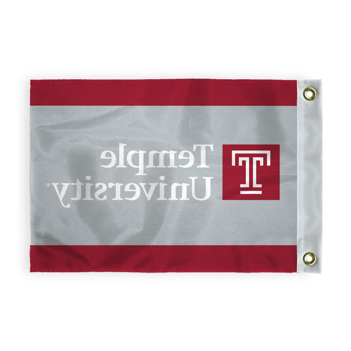 AGAS Temple University Golf Flag 6x8 inch - Grommets