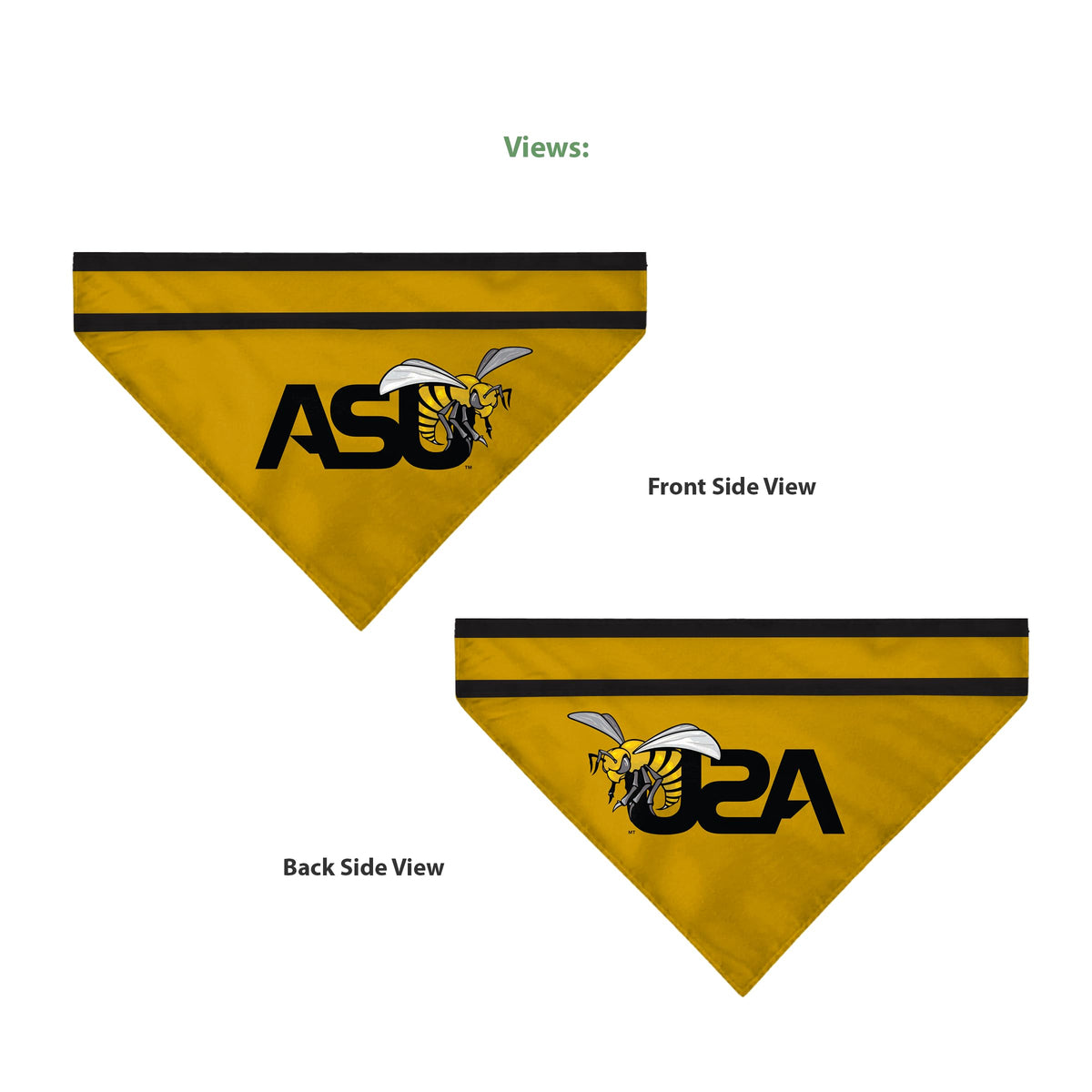 Alabama State University Pet Bandana 14.75 x 9.5 inch