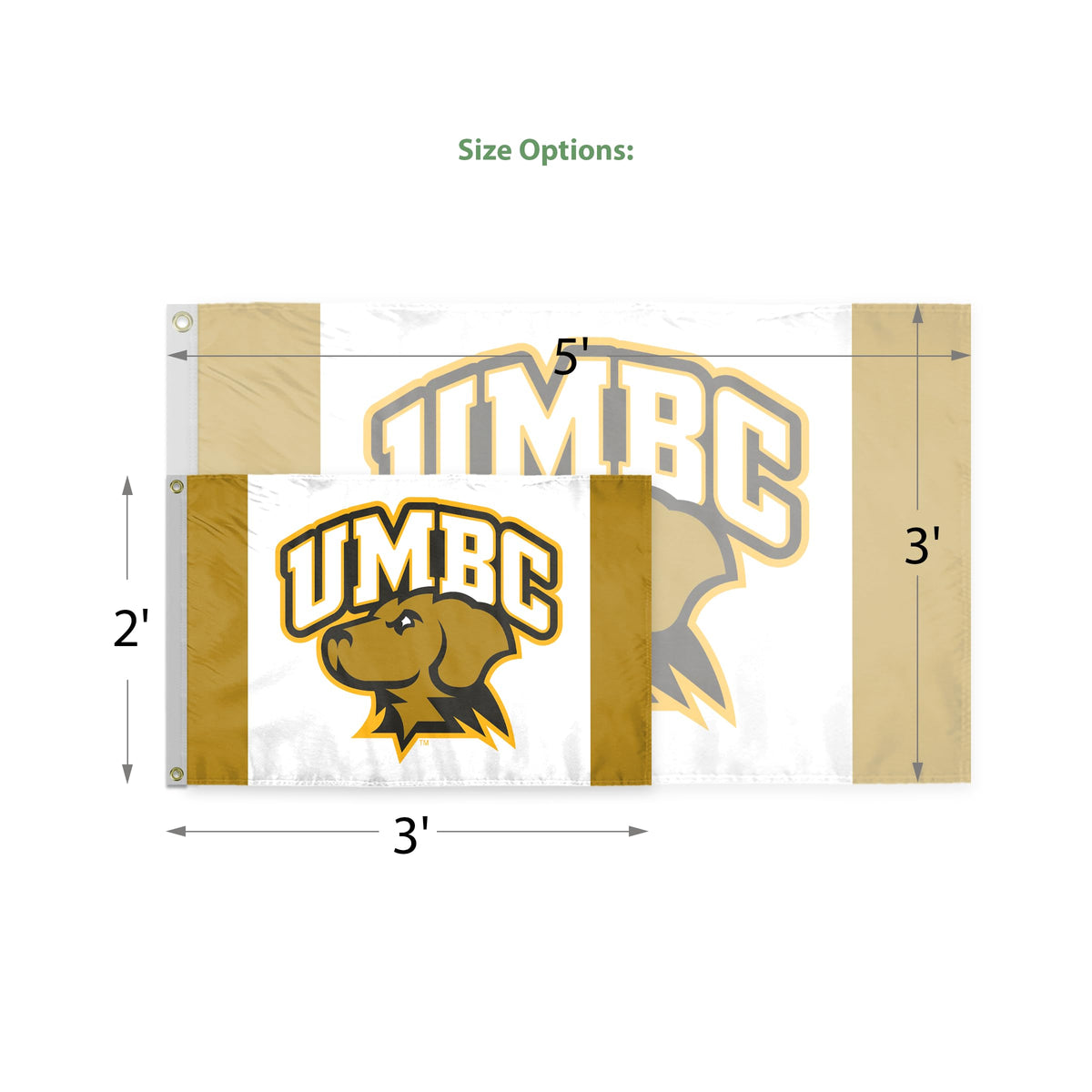 University of Maryland Baltimore County Flag 2 x 3 ft