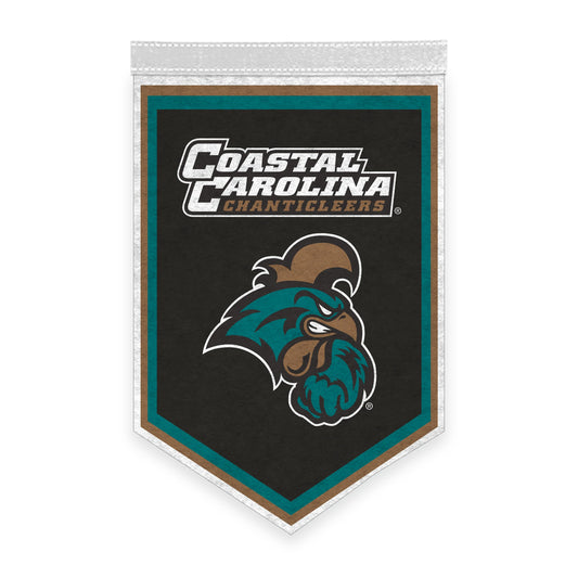 AGAS Mini Coastal Carolina CCU University Chanticleers Graduation Banner 12 x 18" - with Pole Sleeve