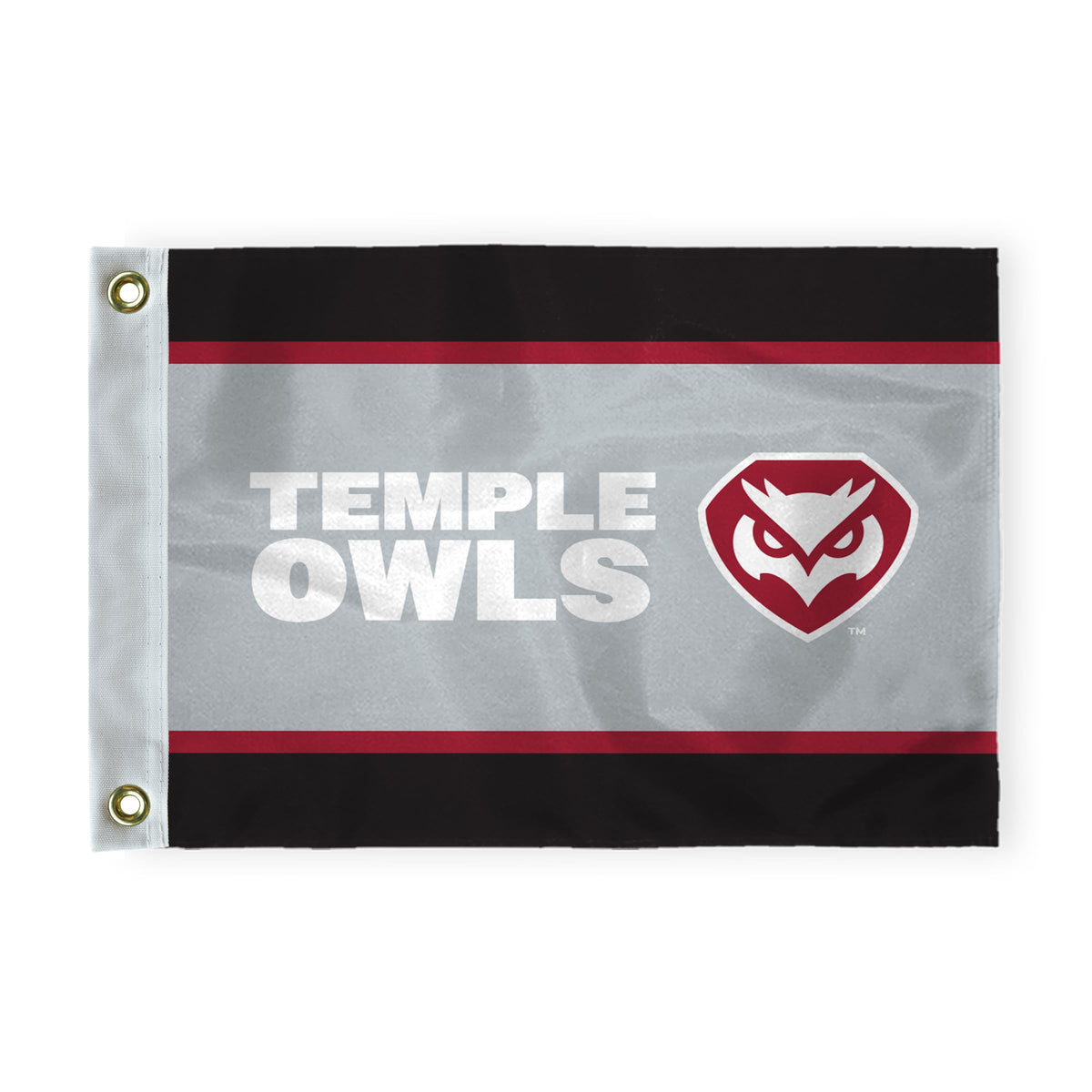 AGAS Temple University Golf Flag 6x8 inch - Grommets