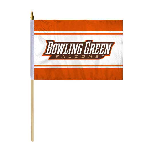 Bowling Green State University Stick Flag 12 x 18 inch