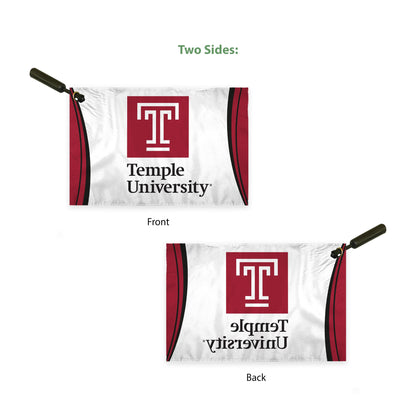 AGAS Temple University - Swirler Flag - 12" x 18"