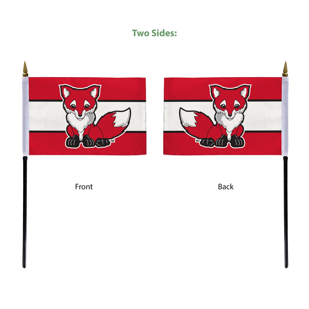 Marist University Stick Flag 4 x 6 inch
