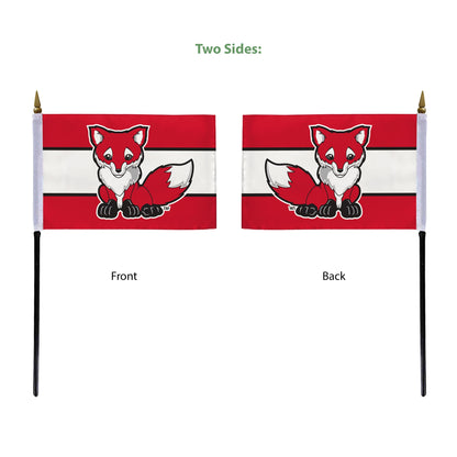 Marist University Stick Flag 4 x 6 inch