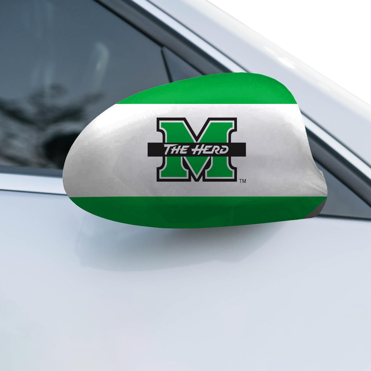 Marshall University Car Mirror Cover 11.8 x 9.5 inch