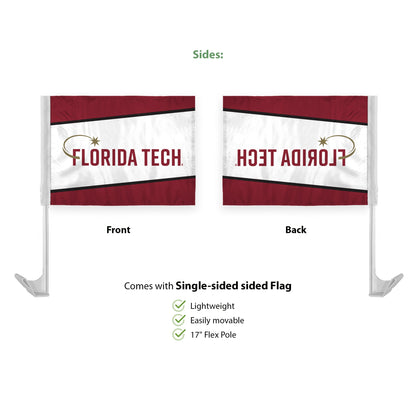 Florida Institute of Technology Economy Car Flag 12 x 16 inch
