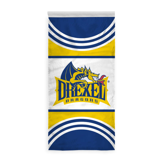 AGAS 2'x4' Drexel DU University Vertical Flag House Banner with Pole Sleeve - Dragons Banner