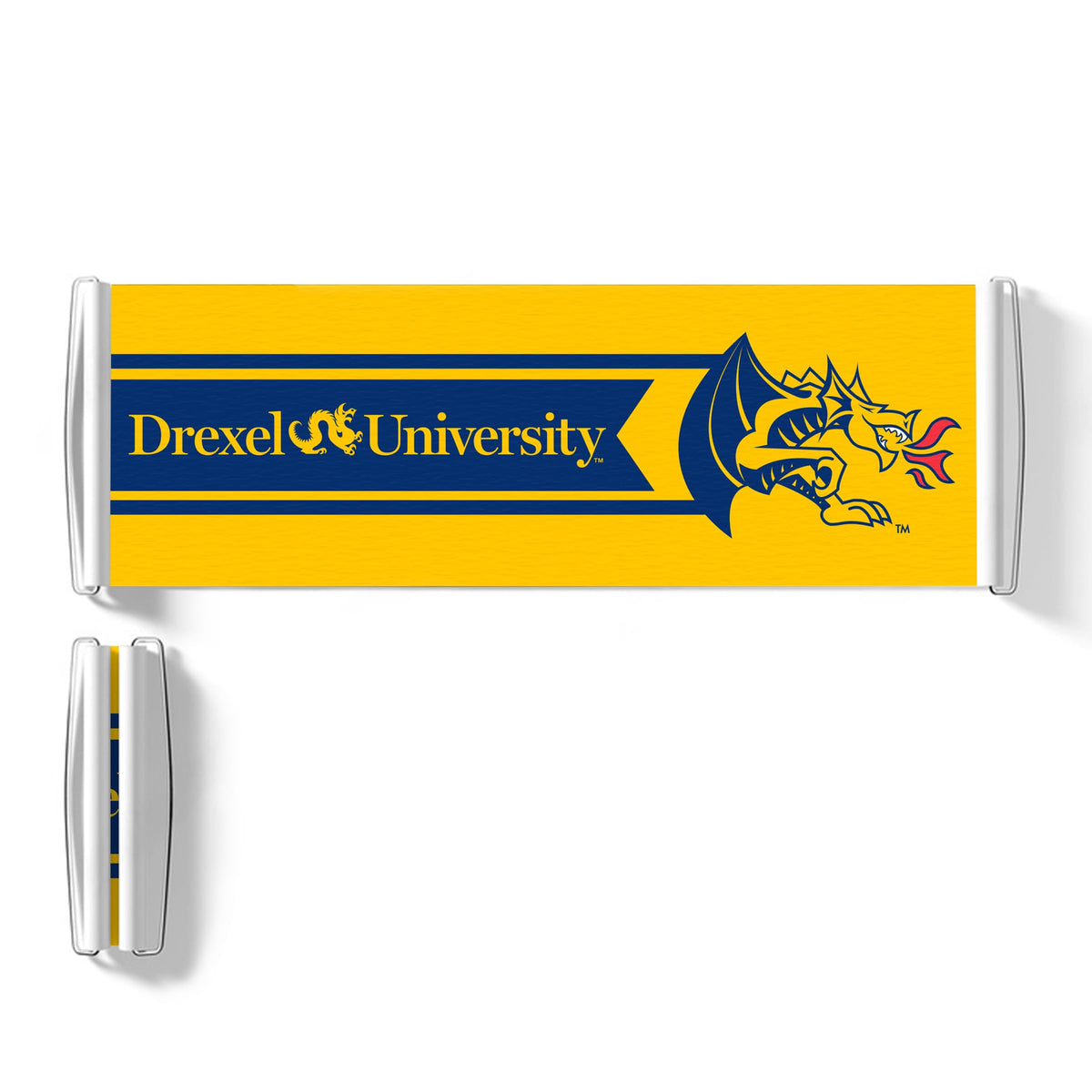 AGAS Drexel DU University Retractable Scroll Banner - Dragons Rolla Banner