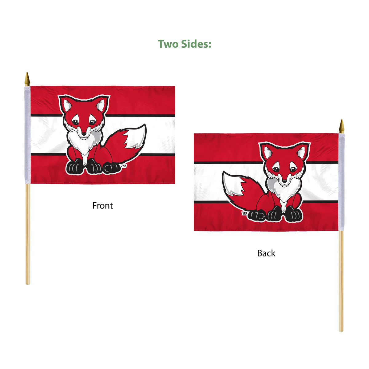 Marist University Stick Flag 12 x 18 inch