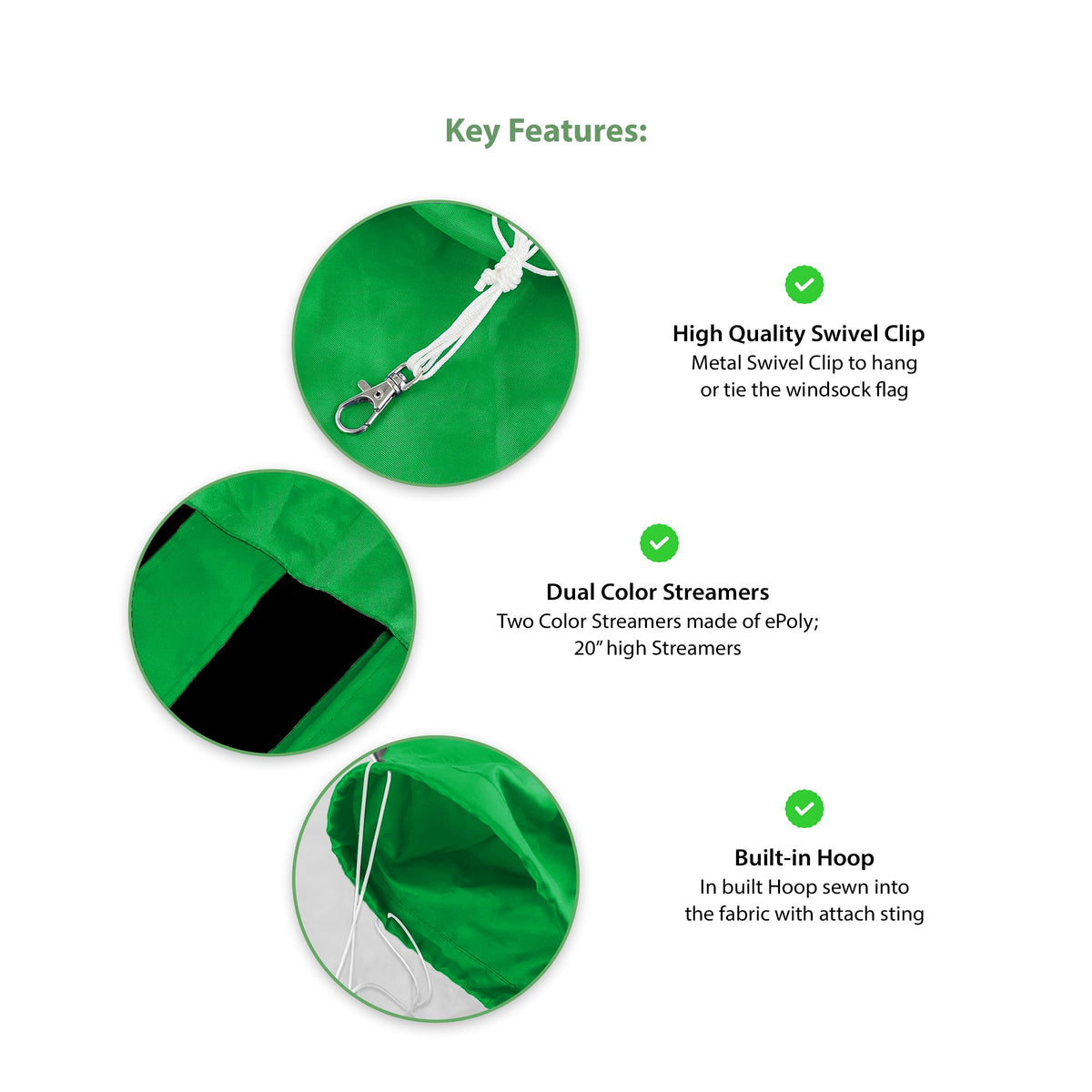 Marshall University Windsock 30 x 5.5 inch